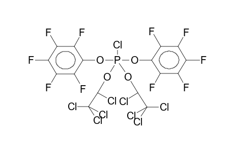 BIS(PENTAFLUOROPHENOXY)CHLOROBIS(1,2,2,2-TETRACHLOROETHOXY)PHOSPHORANE