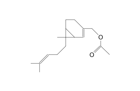 7-Methyl-7-(4-methyl-pent-3-en-1-yl)-3-acetoxy-bicyclo(4.1.0)hept-2-ene