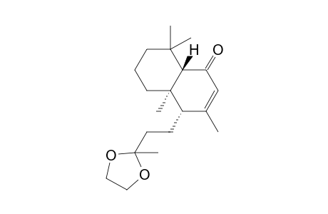 13,13-(Ethylenedioxy)-15,16-dinor-Labd-7-en-6-one