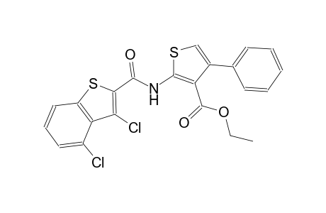ethyl 2-{[(3,4-dichloro-1-benzothien-2-yl)carbonyl]amino}-4-phenyl-3-thiophenecarboxylate