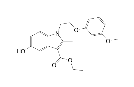 1H-indole-3-carboxylic acid, 5-hydroxy-1-[2-(3-methoxyphenoxy)ethyl]-2-methyl-, ethyl ester