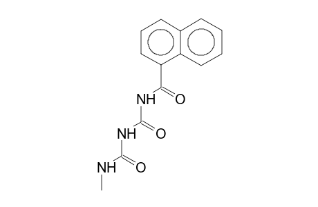 Allophanamide, N-methyl-4-(1-naphthoyl)-