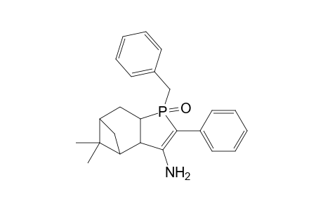 5-Benzyl-9,9-dimethyl-5-oxo-4-phenyl-5-phosphatricyclo[6.1.1.0(2,6)]dec-3-en-3-yl-amine
