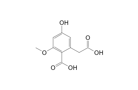2-(carboxymethyl)-4-hydroxy-6-methoxy-benzoic acid