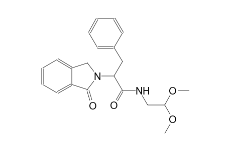 1H-isoindole-2-acetamide, N-(2,2-dimethoxyethyl)-2,3-dihydro-1-oxo-alpha-(phenylmethyl)-