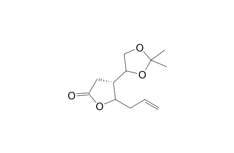 (3S)-4-Allyl-3-(2',2'-dimethyl-1',3'-dioxolan-4'-yl)-.gamma.-butyrolactone