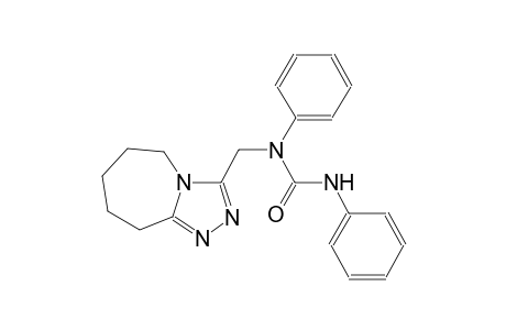 N,N'-diphenyl-N-(6,7,8,9-tetrahydro-5H-[1,2,4]triazolo[4,3-a]azepin-3-ylmethyl)urea