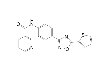 N-{4-[5-(2-thienyl)-1,2,4-oxadiazol-3-yl]phenyl}nicotinamide