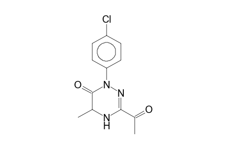 3-Acetyl-1-(4-chlorophenyl)-5-methyl-4,5-dihydro-1H-[1,2,4]triazin-6-one