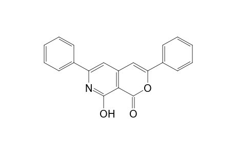 1H-pyrano[3,4-c]pyridin-1-one, 8-hydroxy-3,6-diphenyl-