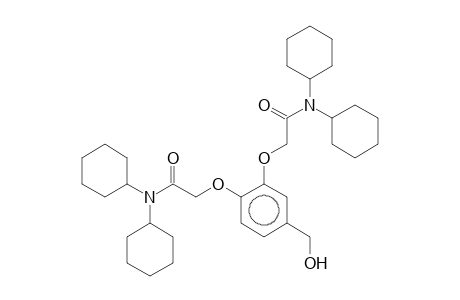 N,N-Dicyclohexyl-2-[2-[2-(dicyclohexylamino)-2-oxoethoxy]-4-(hydroxymethyl)phenoxy]acetamide