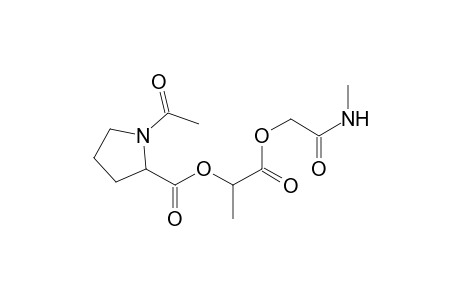 1-[1-Acetylpyrrolidin-2-yl]-3-methyl-2,5-dioxa-8-azanonan-1,4,7-trione