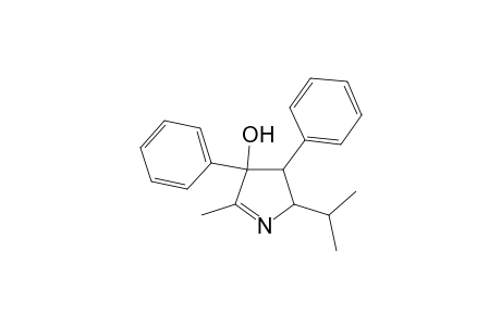 3,4-Diphenyl-3-hydroxy-2-methyl-5-(2-methylethyl)-2-pyrroline