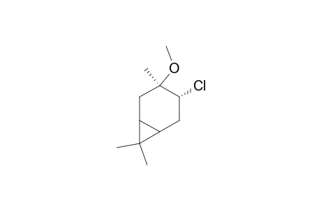 (1S,3R,4R,6R)-4-Chloro-3-methoxy-3,7,7-trimethylbicyclo[4.1.0]heptane
