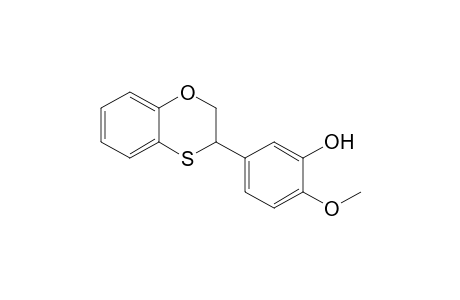 3-(3-Hydroxy-4-methoxyphenyl)-2,3-dihydro-1,4-benzoxathiine