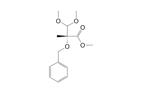 (R)-METHYL-2-(BENZYLOXY)-3,3-DIMETHOXY-PROPANOATE