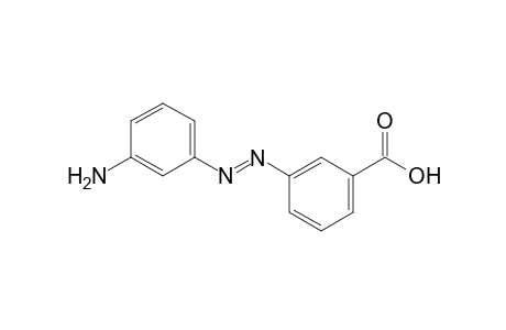 3-[(3-Aminophenyl)diazenyl]benzoic Acid