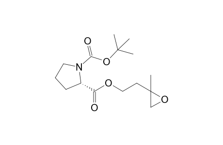 (2S)-Pyrrolidine-1,2-dicarboxylic acid 1-tert-butyl ester 2-[2-(2-methyloxiranyl)ethyl] ester