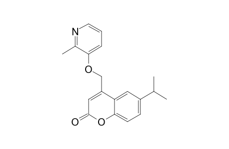 6-ISOPROPYL-4-[(2-METHYL-PYRIDIN-3-YLOXY)-METHYL]-2H-CHROMEN-2-ONE