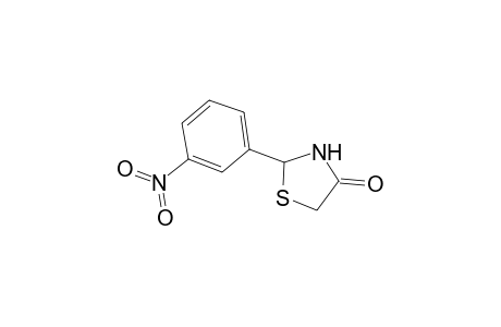 2-(3-Nitrophenyl)-1,3-thiazolidin-4-one
