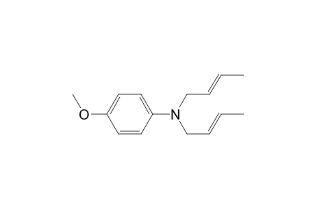 Benzenamine, N,N-di-2-butenyl-4-methoxy-, (E,E)-