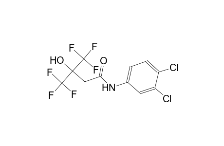 N-(3,4-dichlorophenyl)-4,4,4-trifluoro-3-hydroxy-3-(trifluoromethyl)butanamide