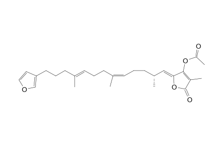 (8E,13Z,18R,20Z)-Strobilinin acetate