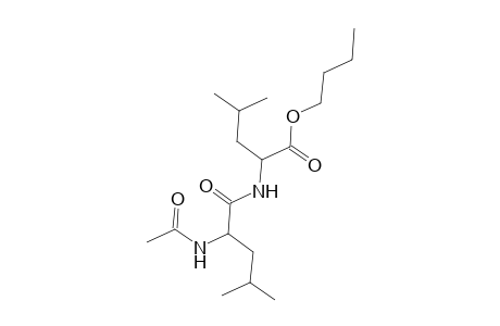 L-Leucine, N-(N-acetyl-L-leucyl)-, butyl ester