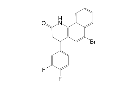 6-bromo-4-(3,4-difluorophenyl)-3,4-dihydrobenzo[h]quinolin-2(1H)-one