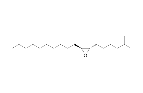 (2S,3S)-2-decyl-3-(5-methylhexyl)oxirane