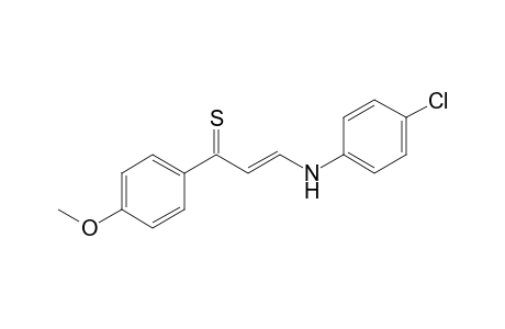 3-(4-Chloroanilino)-1-(4-methoxyphenyl)prop-2-en-1-thione