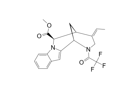 METHYL_3-(E)-ETHYLIDENE-5-(TRIFLUOROACETYL)-1,2,3,4,5,6-HEXAHYDRO-2,6-METHANO-[1.4]-DIAZOCINO-[1.2-A]-INDOLE-1-BETA-CARBOXYLATE