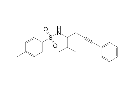 1-Phenyl-5-methyl-4-N-(p-toluenesulfonyl)amino-1-hexyne