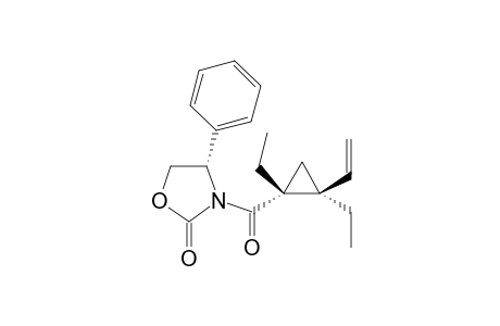 (S)-3-((1R,2S)-1,2-Diethyl-2-vinylcyclopropanecarbonyl)-4-phenyloxazolidin-2-one