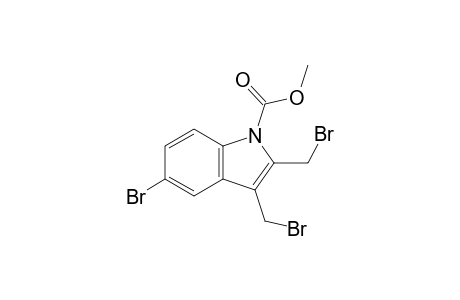 5-Bromo-2,3-bis(bromomethyl)-1-indolecarboxylic acid methyl ester