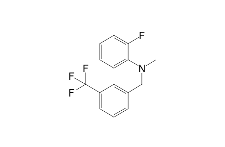 2-Fluoro-N-methyl-N-([3-(trifluoromethyl)phenyl]methyl)aniline
