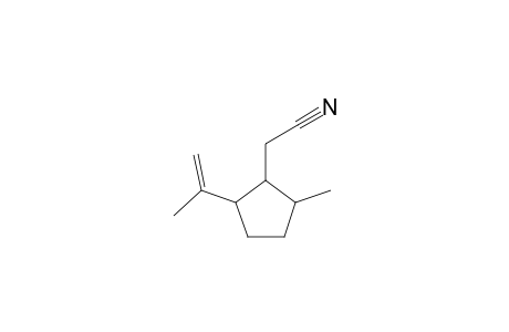 (2-Isopropenyl-5-methyl-cyclopentyl)-acetonitrile