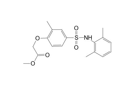 2-[4-[(2,6-dimethylphenyl)sulfamoyl]-2-methyl-phenoxy]acetic acid methyl ester