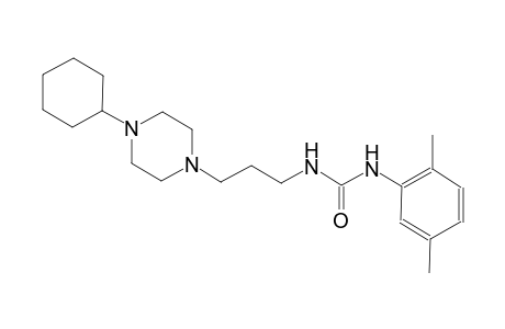 urea, N-[3-(4-cyclohexyl-1-piperazinyl)propyl]-N'-(2,5-dimethylphenyl)-