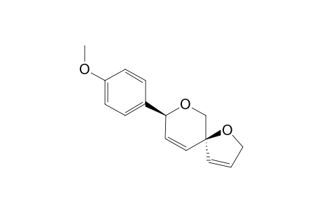 (5R*,8R*)-8-(4-Methoxyphenyl)-1,7-dioxaspiro[4.5]dec-3,9-diene