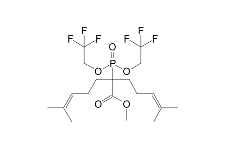 2-[bis(2,2,2-trifluoroethoxy)phosphoryl]-6-methyl-2-(4-methylpent-3-enyl)-5-heptenoic acid methyl ester