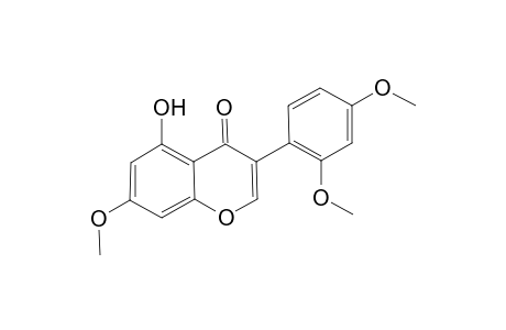 4H-1-Benzopyran-4-one, 3-(2,4-dimethoxyphenyl)-5-hydroxy-7-methoxy-