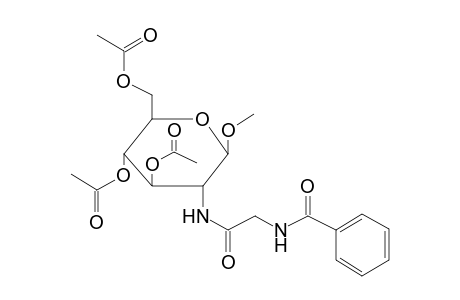 Methyl 3,4,6-tri-O-acetyl-N-hippuroyl-beta-d-glucosaminide