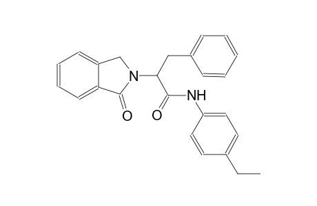 1H-isoindole-2-acetamide, N-(4-ethylphenyl)-2,3-dihydro-1-oxo-alpha-(phenylmethyl)-