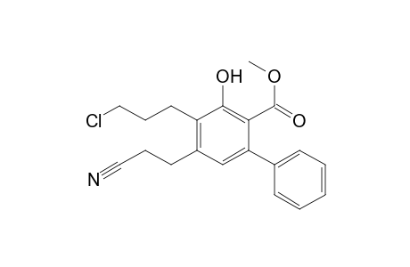 Methyl 4-(3-Chloropropyl)-5-(2-cyanoethyl)-3-hydroxy-1,1'-biphenyl-2-carboxylate