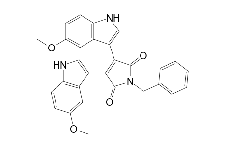 2,3-Bis(5-methoxy-1H-indol-3-yl)-N-benzylmaleimide
