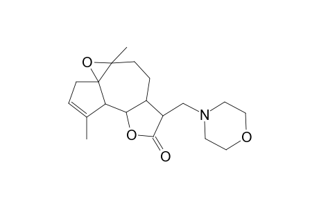 3H-Oxireno[2',3':8,8a]azuleno[4,5-b]furan-8(4ah)-one, 5,6,6a,7,9a,9b-hexahydro-1,4a-dimethyl-7-(4-morpholinylmethyl)-