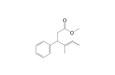 Methyl 4-methyl-3-phenylhex-4-enoate