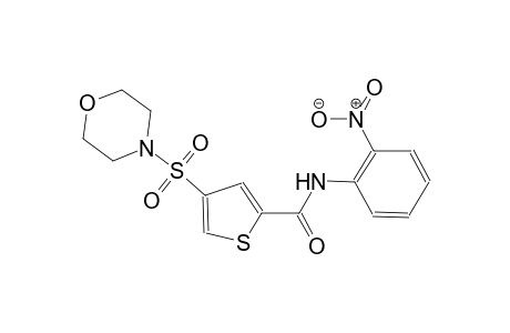4-(4-morpholinylsulfonyl)-N-(2-nitrophenyl)-2-thiophenecarboxamide