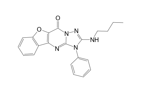 2-(n-Butylamino)-1-phenylbenzo[4,5]furo[3,2-d]-1,2,4-triazolo[1,5-a]pyrimidin-5(1H)-one